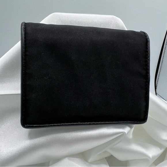 PRADA Nylon and Leather Bifold Wallet EUC - Picture 3 of 5